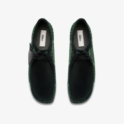Wallabee Green Tweed Combination - Clarks Men