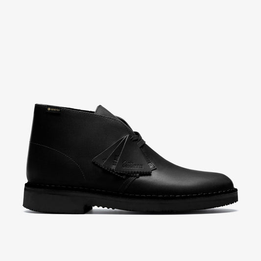 Desert Boot GORE-TEX Black Leather - Clarks Men