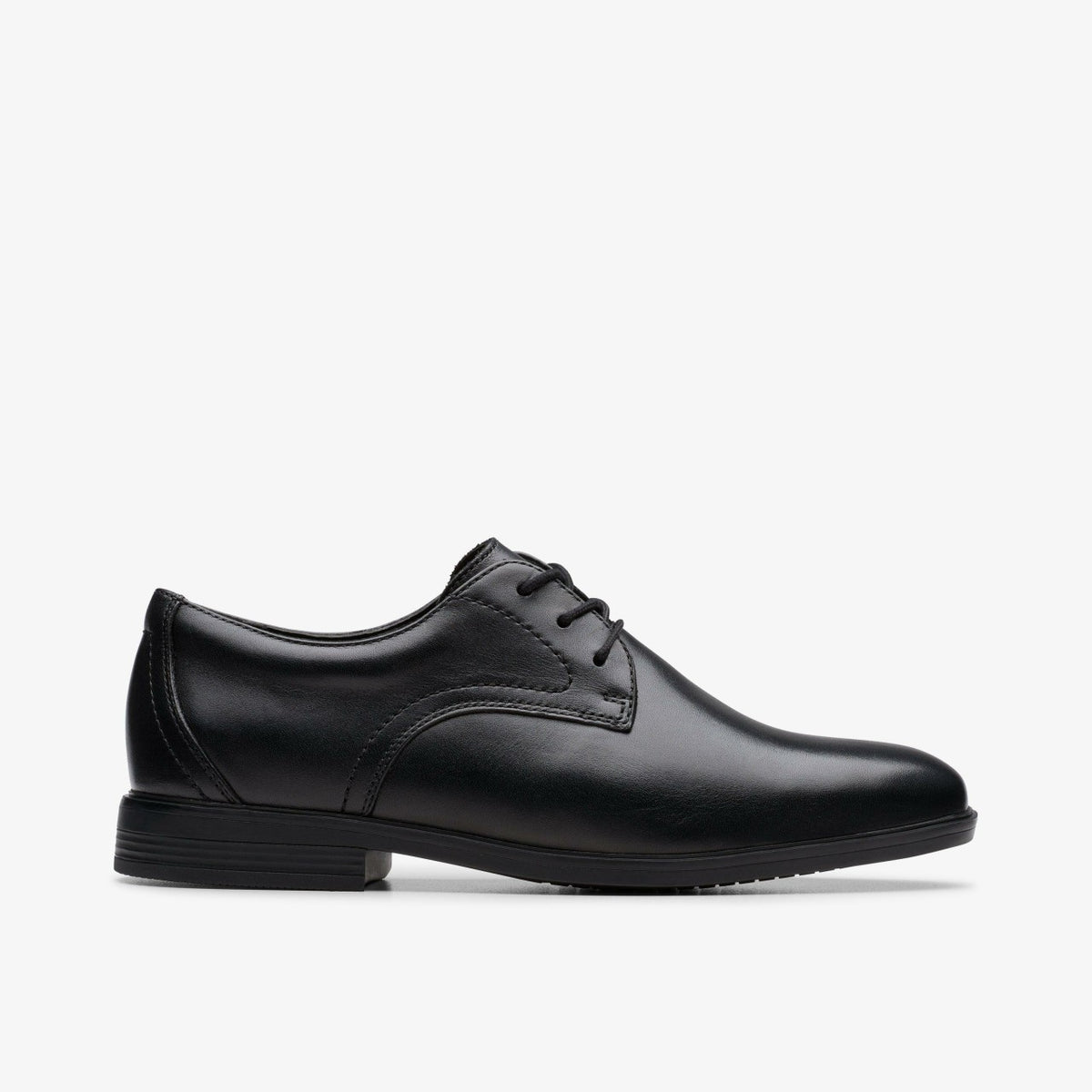 Jonwin Step Youth Black Leather - Clarks Kids