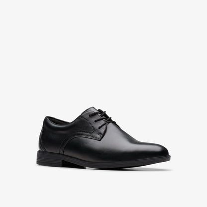 Jonwin Step Youth Black Leather - Clarks Kids