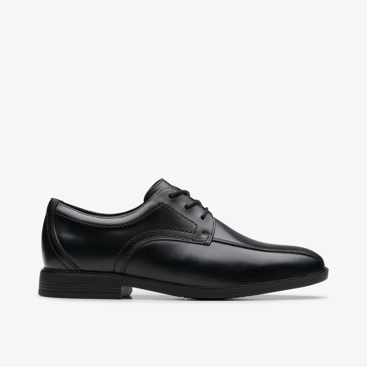 Jonwin Loop Youth Black Leather - Clarks Kids