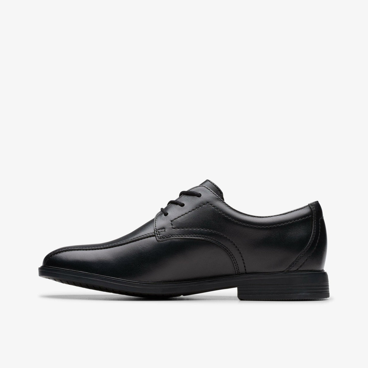 Jonwin Loop Youth Black Leather - Clarks Kids