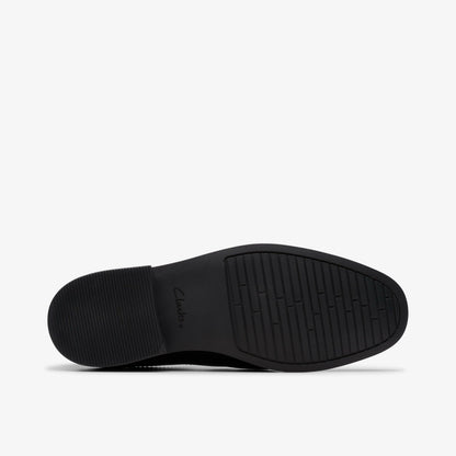 Jonwin Loop Youth Black Leather - Clarks Kids