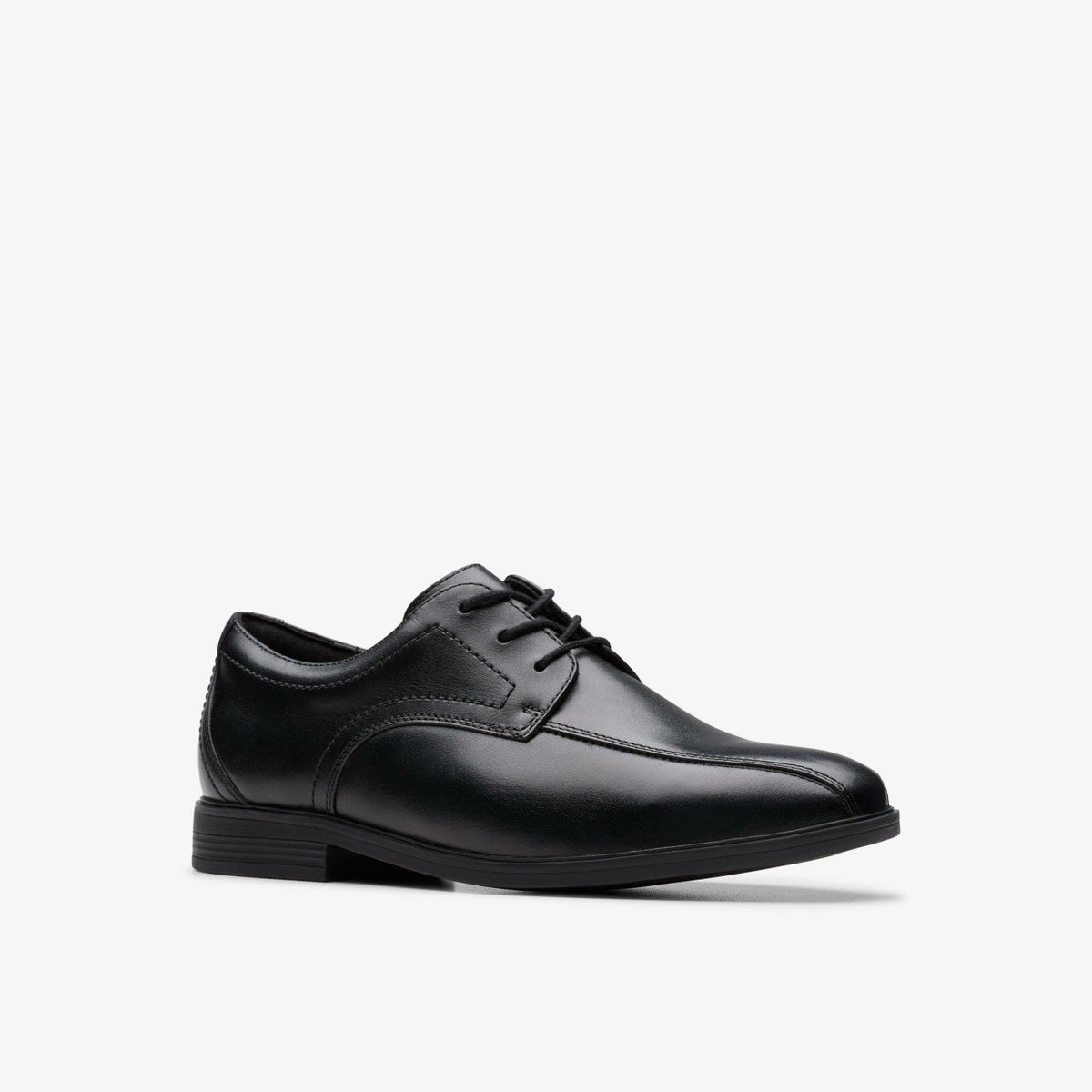 Jonwin Loop Youth Black Leather - Clarks Kids