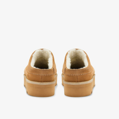 Meare Mule Caramel Warmlined - Clarks Women
