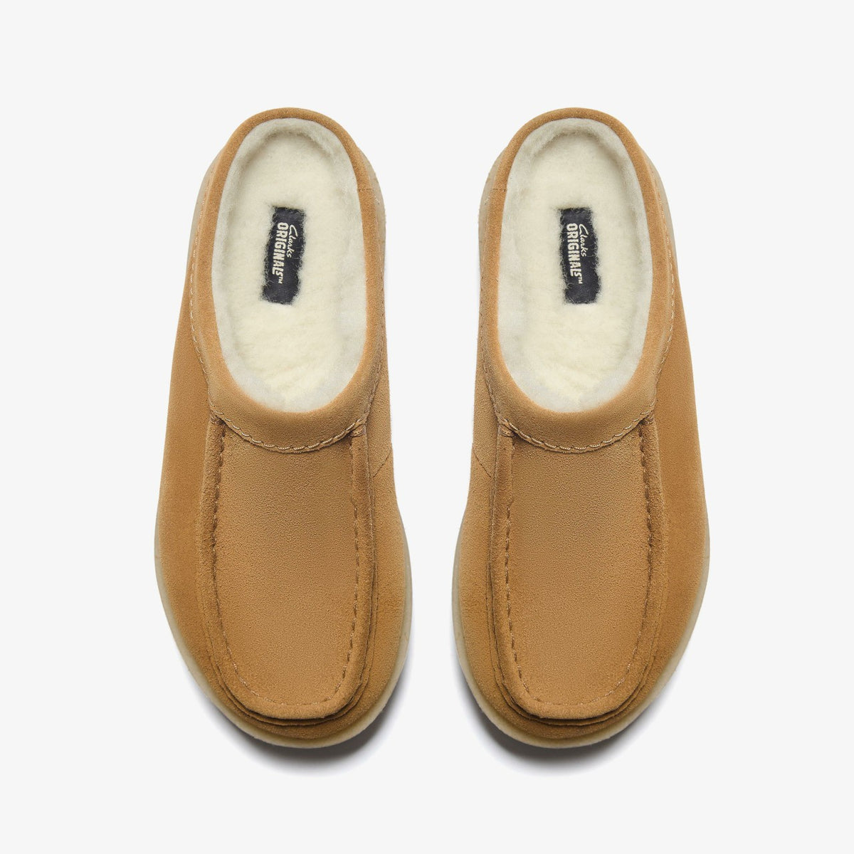 Meare Mule Caramel Warmlined - Clarks Women