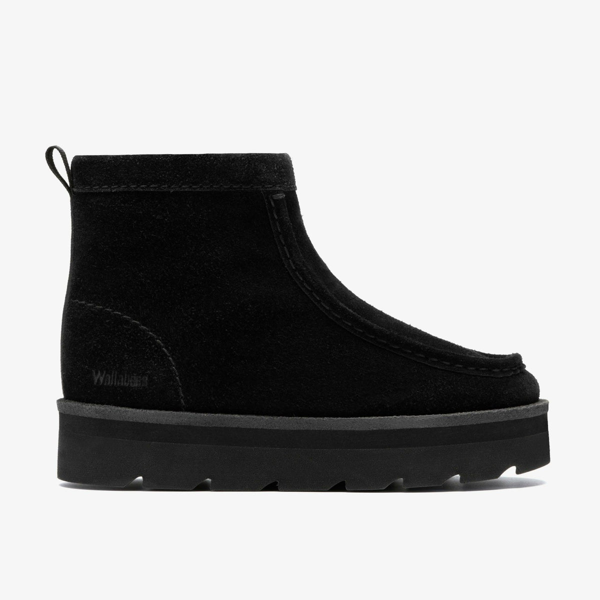 Meare Rooey Black Suede Warmlined - Clarks Women