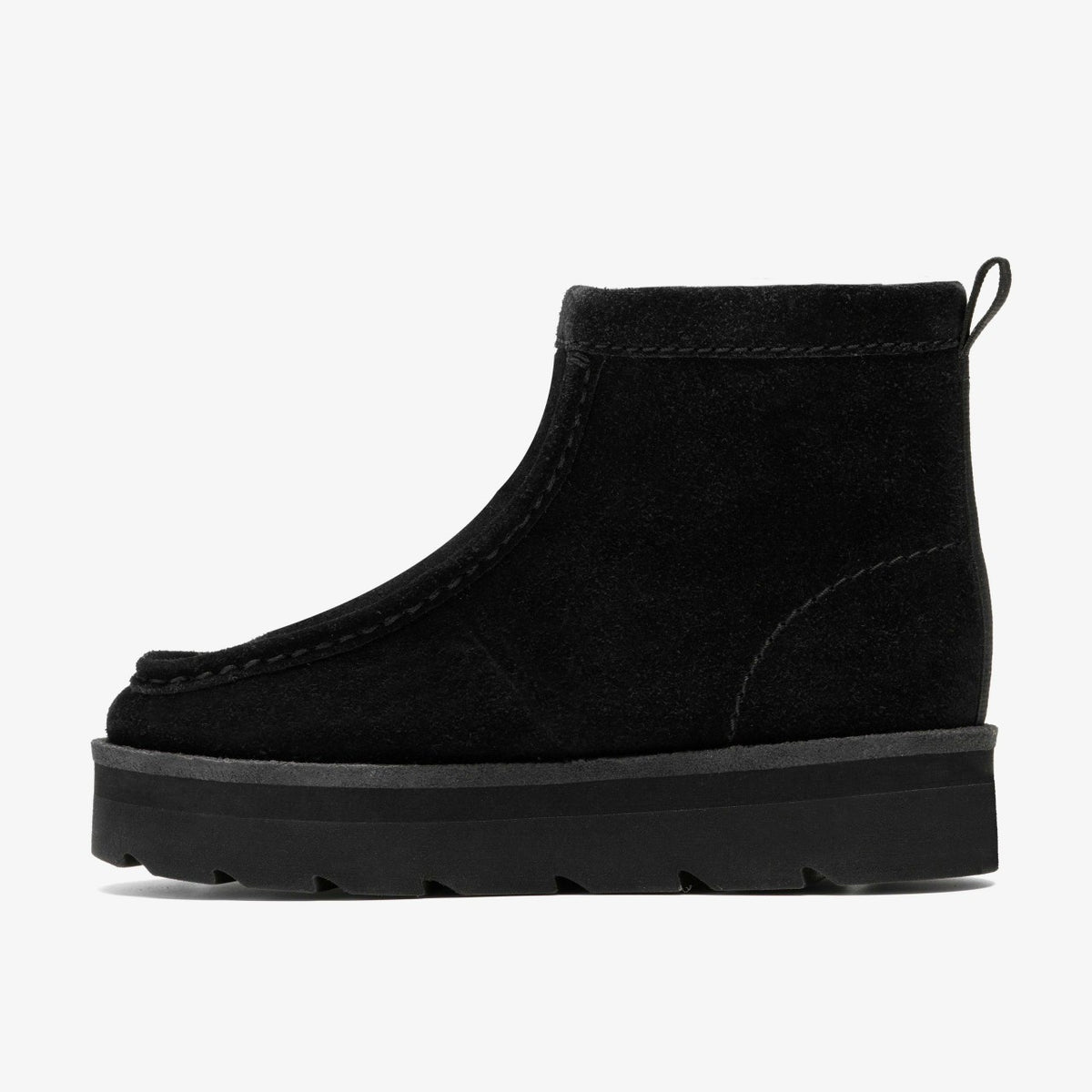 Meare Rooey Black Suede Warmlined - Clarks Women