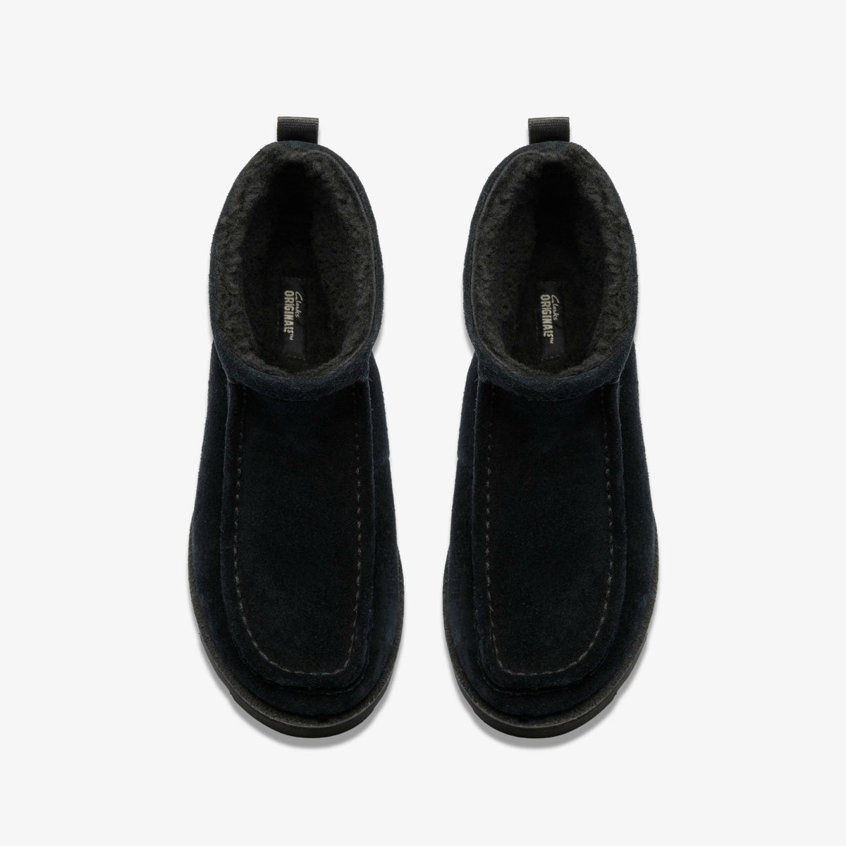 Meare Rooey Black Suede Warmlined - Clarks Women