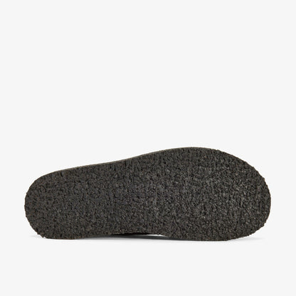 Nomad T Bar Black Suede - Clarks Men