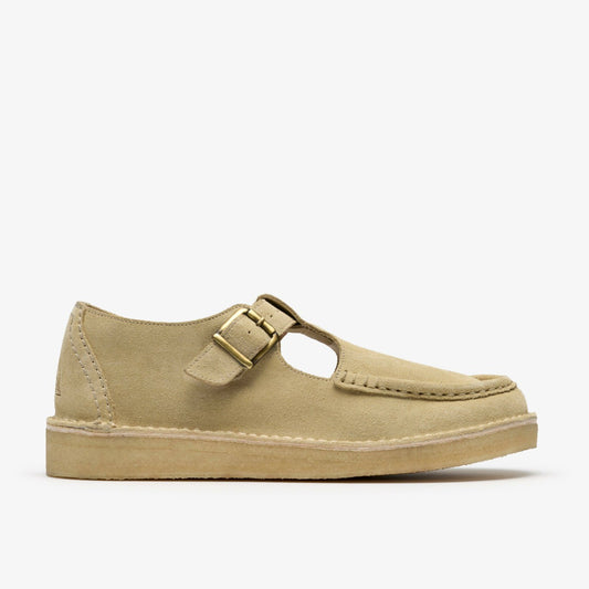 Nomad T Bar Maple Suede - Clarks Men