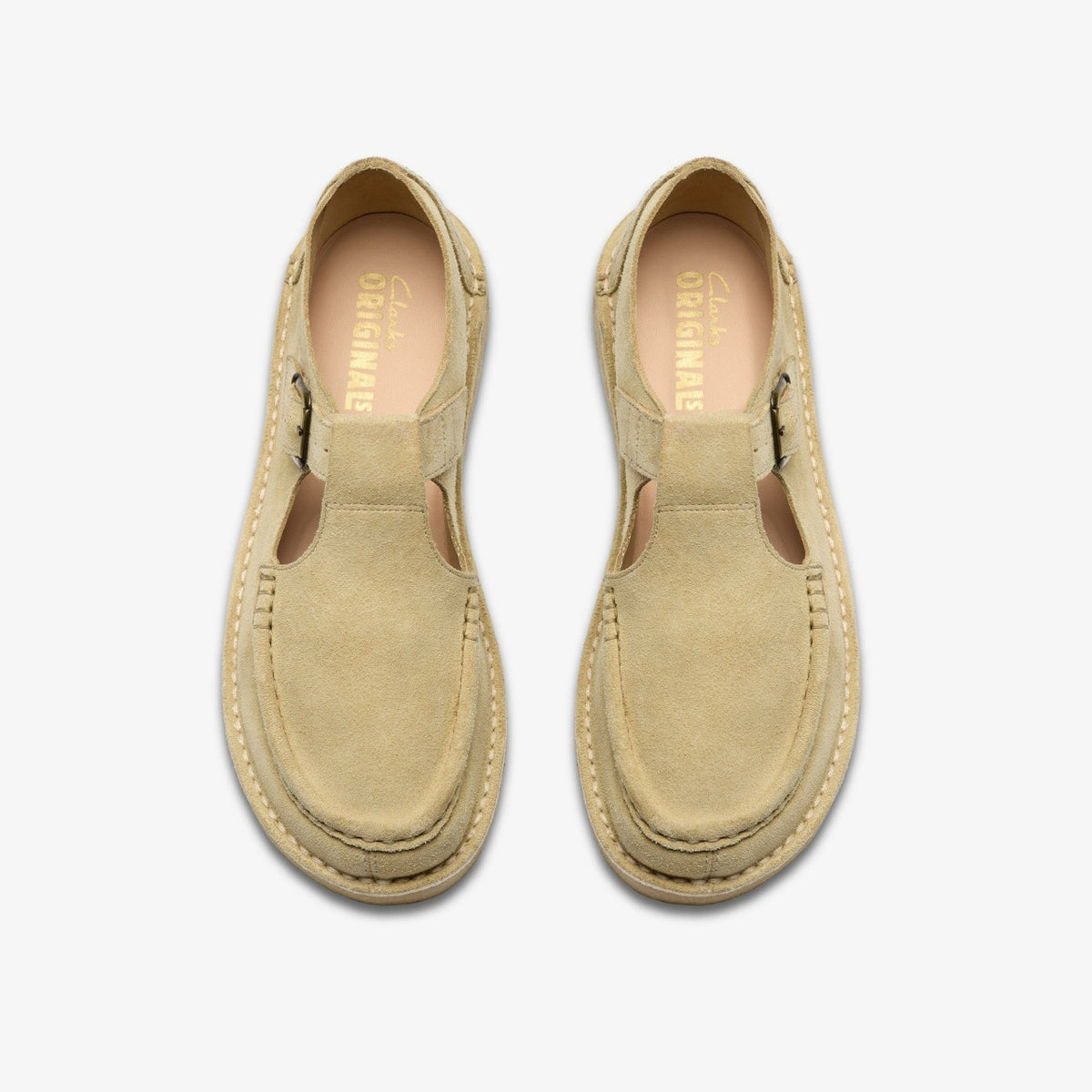 Nomad T Bar Maple Suede - Clarks Men
