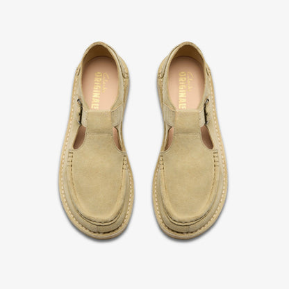 Nomad T Bar Maple Suede - Clarks Men