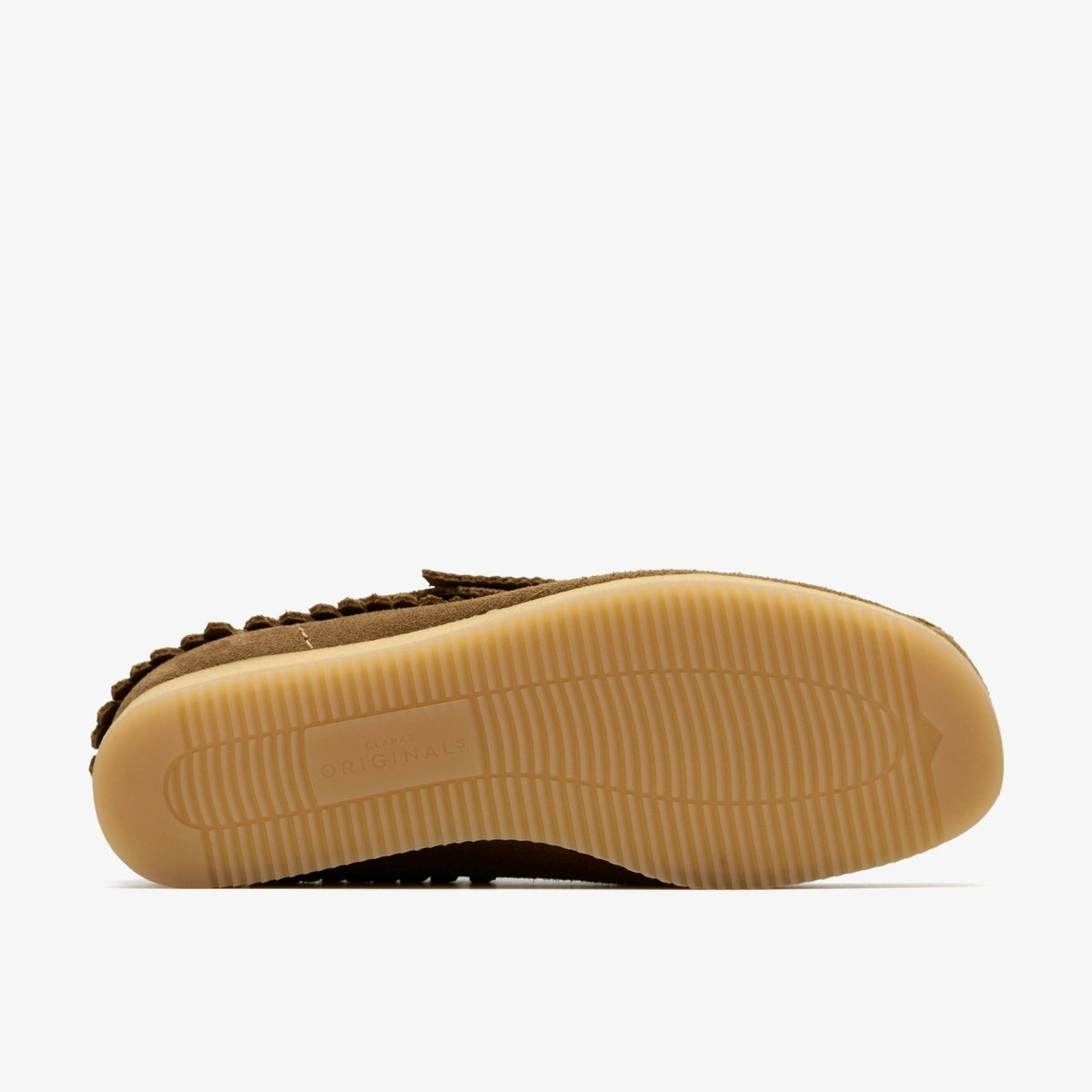 Wallabee Wedge Fringe Light Tan Suede - Clarks Women