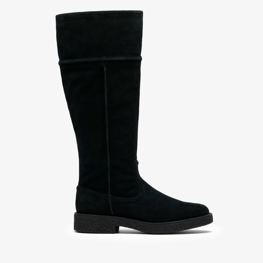 Nella Hi Black Suede - Clarks Women