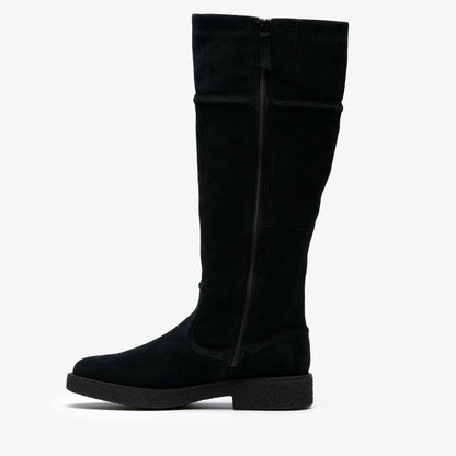 Nella Hi Black Suede - Clarks Women