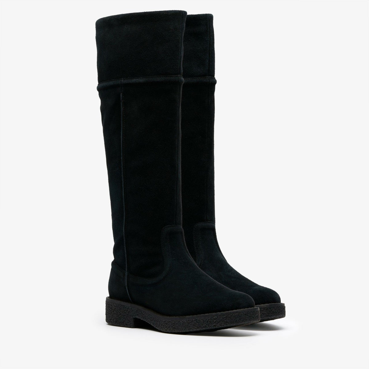 Nella Hi Black Suede - Clarks Women