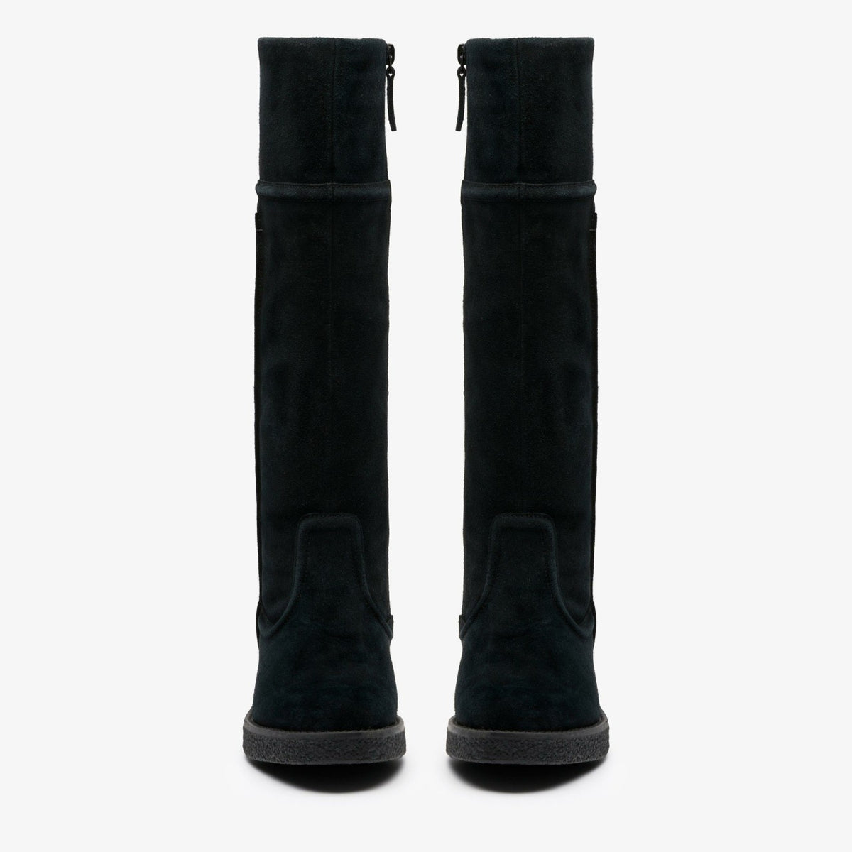 Nella Hi Black Suede - Clarks Women