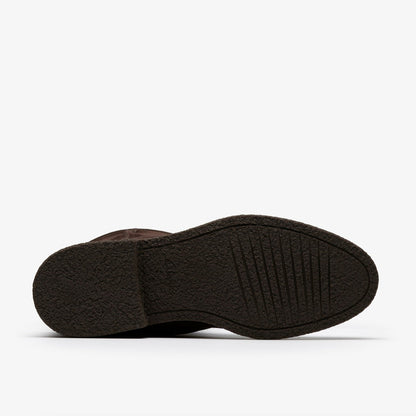 Nella Hi Dark Brown Suede - Clarks Women
