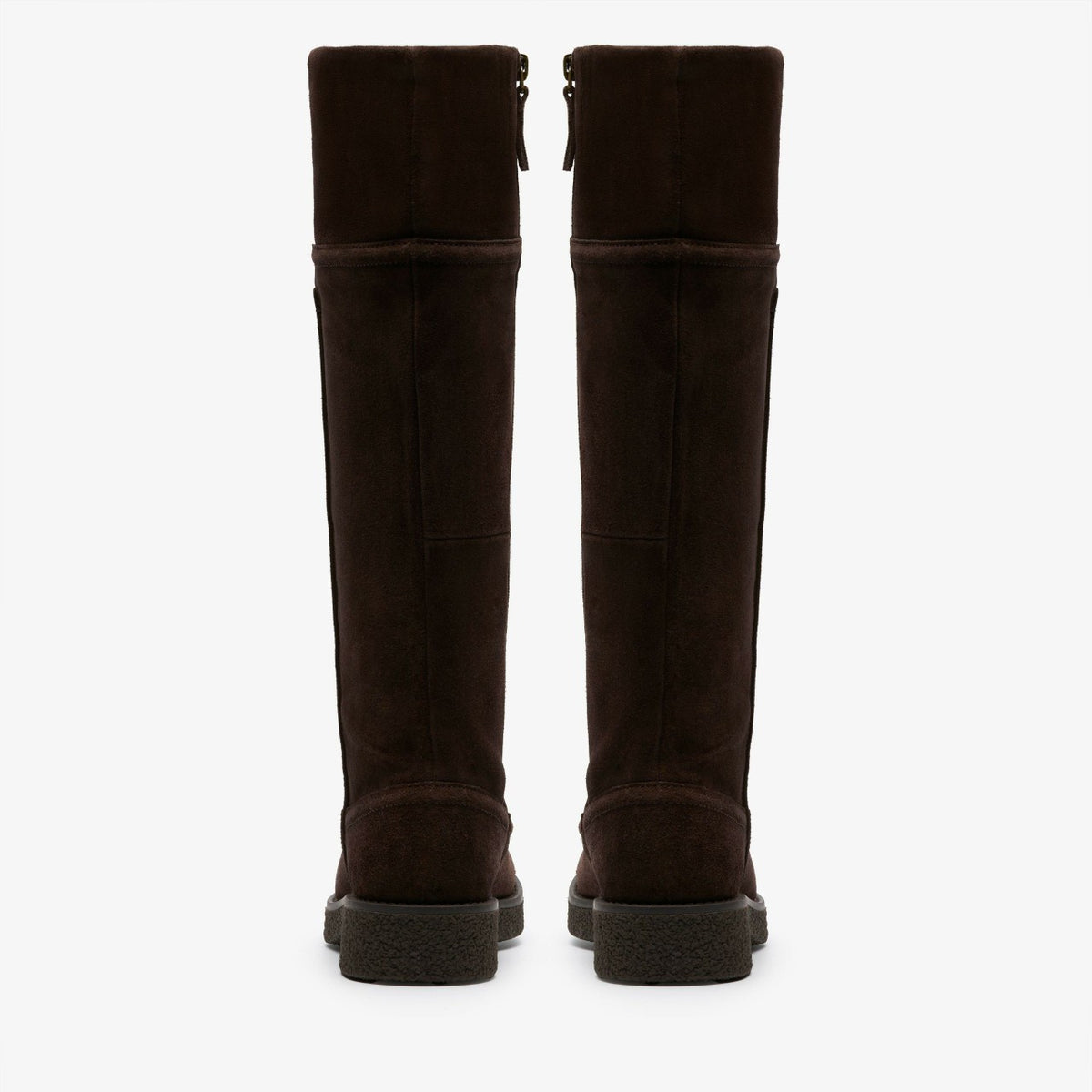 Nella Hi Dark Brown Suede - Clarks Women