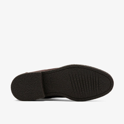 Nella Top Dark Brown Suede - Clarks Women