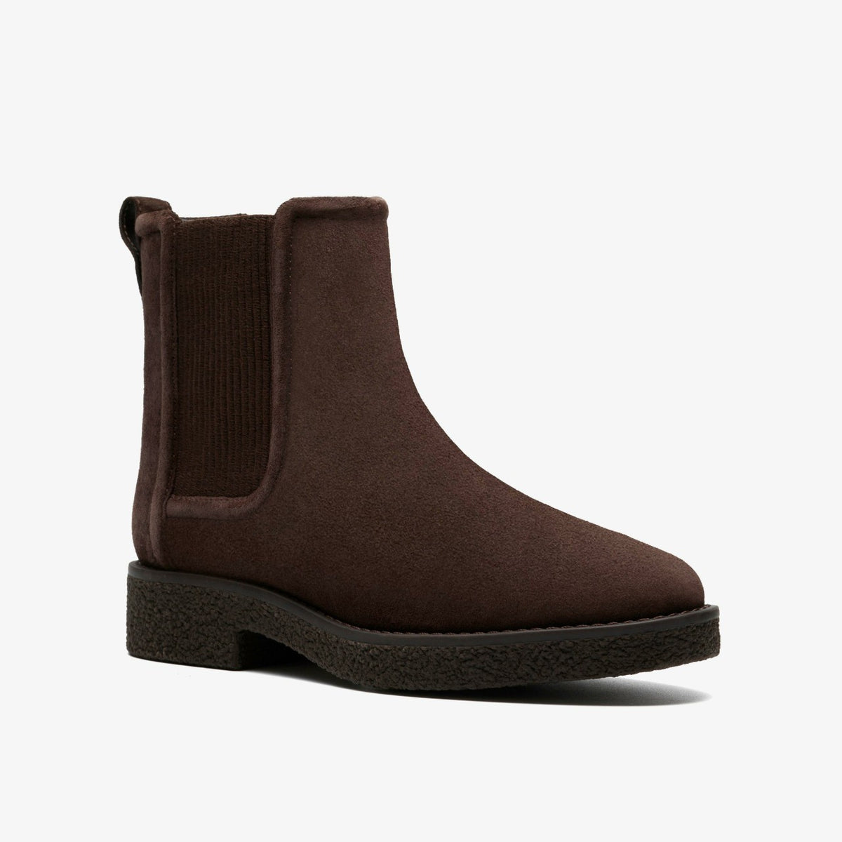 Nella Top Dark Brown Suede - Clarks Women