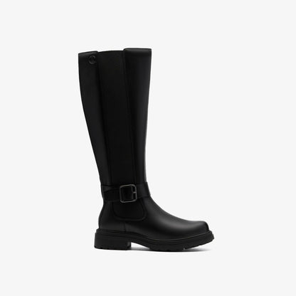 Orinoco 3 Tall Black Leather - Clarks Women
