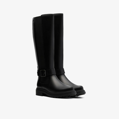Orinoco 3 Tall Black Leather - Clarks Women