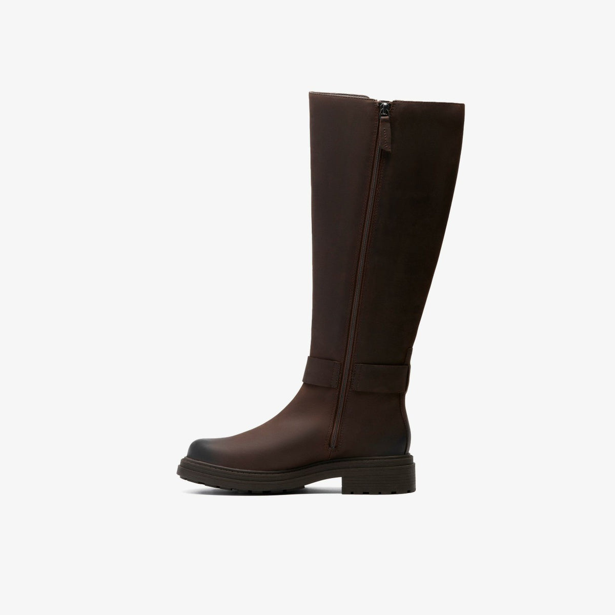 Orinoco 3 Tall Dark Brown Leather - Clarks Women