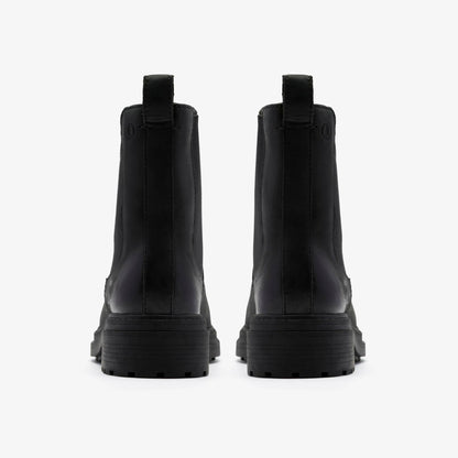 Orinoco 3 Top Black Leather - Clarks Women