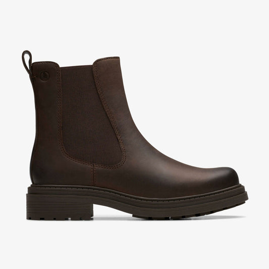 Orinoco 3 Top Dark Brown Leather - Clarks Women