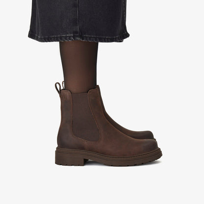 Orinoco 3 Top Dark Brown Leather - Clarks Women