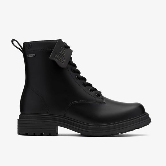 Orinoco 3 Sty GORE-TEX Black Warmlined Leather - Clarks Women