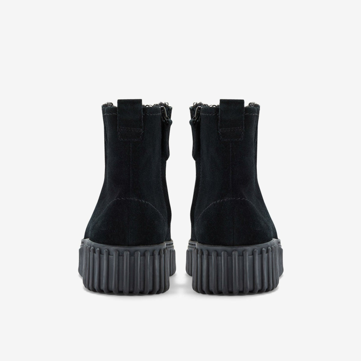 Torhill Cozy Black Warmlined Suede - Clarks Women