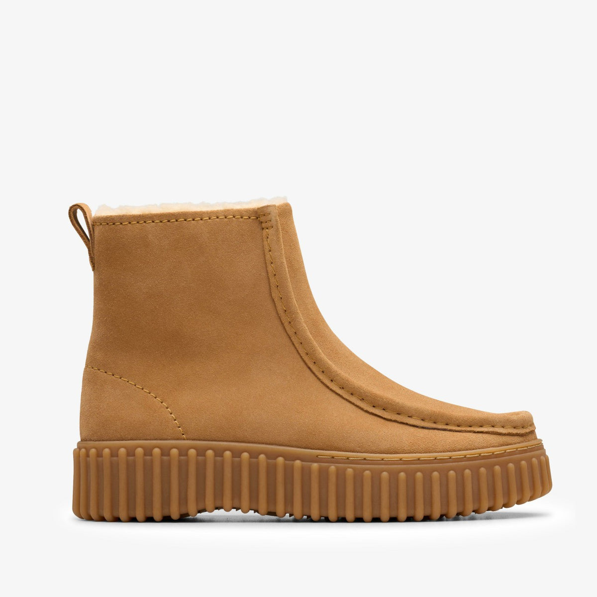 Torhill Cozy Light Tan Warmlined - Clarks Women