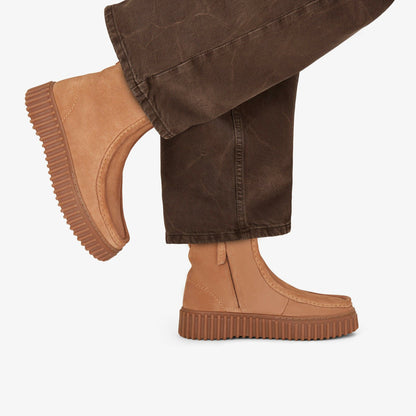 Torhill Cozy Light Tan Warmlined - Clarks Women