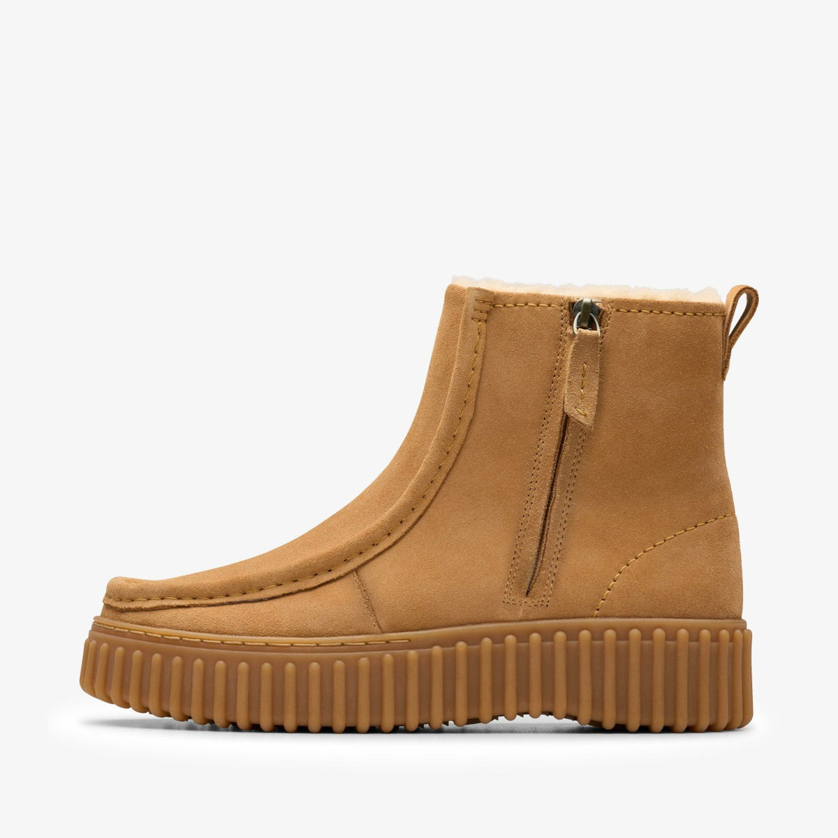 Torhill Cozy Light Tan Warmlined - Clarks Women