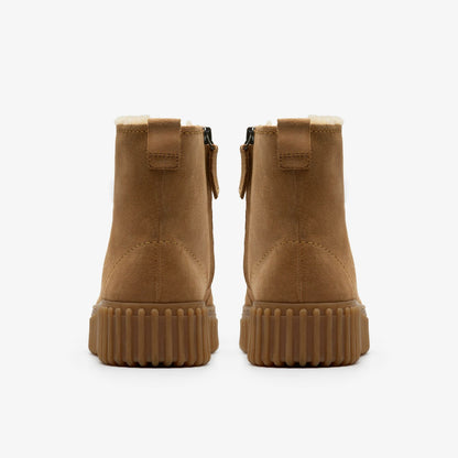 Torhill Cozy Light Tan Warmlined - Clarks Women