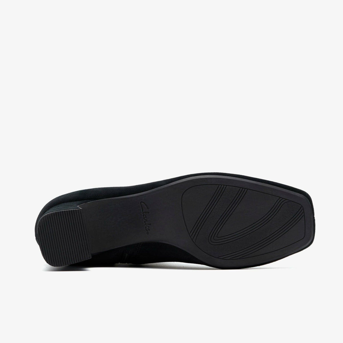 Fernie Zip Black Suede - Clarks Women