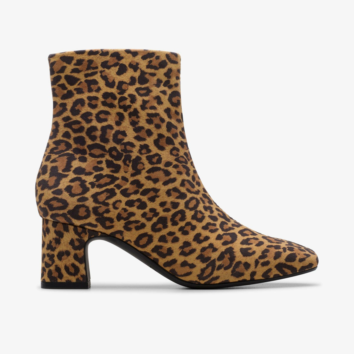 Fernie Zip Leopard Suede - Clarks Women