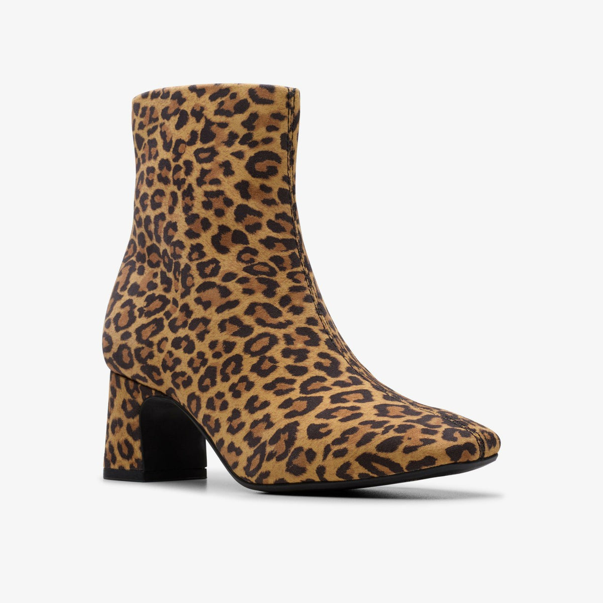 Fernie Zip Leopard Suede - Clarks Women