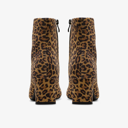 Fernie Zip Leopard Suede - Clarks Women