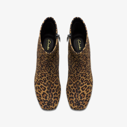 Fernie Zip Leopard Suede - Clarks Women