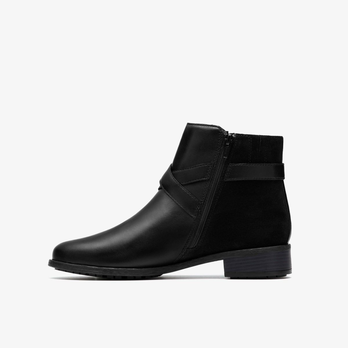Havisham Bay Black Leather - Clarks Women
