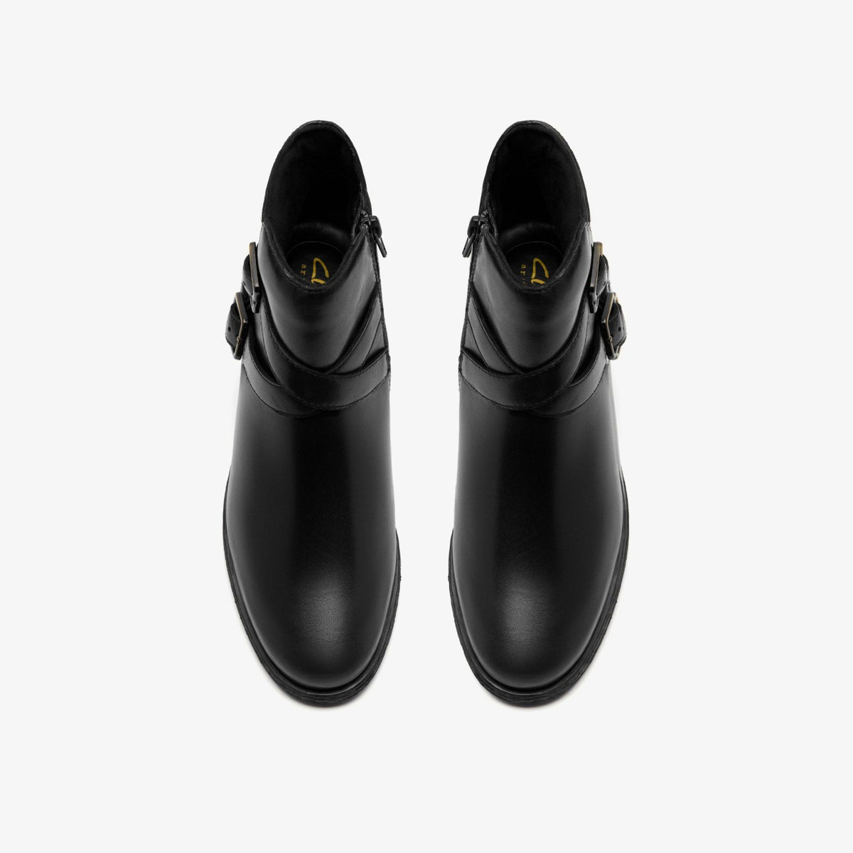 Havisham Bay Black Leather - Clarks Women