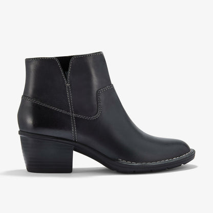 Kastela Top Black Leather - Clarks Women