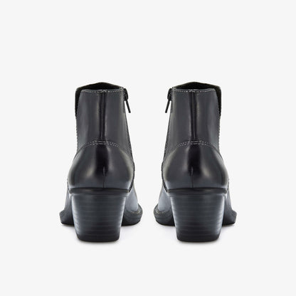 Kastela Top Black Leather - Clarks Women