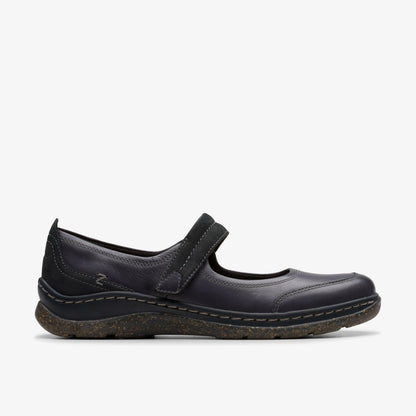 Orlene Jane Black Leather - Clarks Women