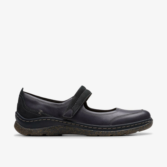 Orlene Jane Black Leather - Clarks Women
