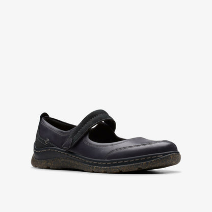 Orlene Jane Black Leather - Clarks Women